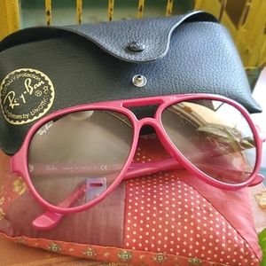 Ray-Ban CATS 5000 Pink Sunglasses